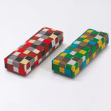 ペンケース｜市松柄｜手染め和紙 筆箱 日本製｜幸せの文様シリーズ 小物入れ【 Fuwa Market オリジナル 】 Fuwa Market