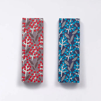 ペンケース｜南天柄｜手染め和紙 筆箱 日本製｜幸せの文様シリーズ 小物入れ【 Fuwa Market オリジナル 】 Fuwa Market