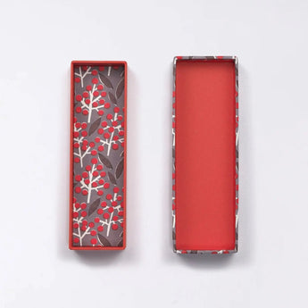 ペンケース｜南天柄｜手染め和紙 筆箱 日本製｜幸せの文様シリーズ 小物入れ【 Fuwa Market オリジナル 】 Fuwa Market