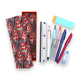 ペンケース｜南天柄｜手染め和紙 筆箱 日本製｜幸せの文様シリーズ 小物入れ【 Fuwa Market オリジナル 】 Fuwa Market