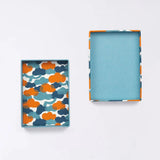 貼り箱ケース｜松柄｜手染め和紙 筆箱 日本製｜幸せの文様シリーズ 小物入れ【 Fuwa Market オリジナル 】 Fuwa Market