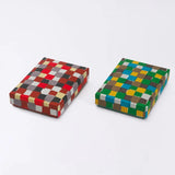 貼り箱ケース｜市松柄｜手染め和紙 筆箱 日本製｜幸せの文様シリーズ 小物入れ【 Fuwa Market オリジナル 】 Fuwa Market