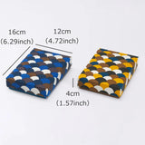 貼り箱ケース｜青海波柄｜手染め和紙 筆箱 日本製｜幸せの文様シリーズ 小物入れ【 Fuwa Market オリジナル 】 Fuwa Market