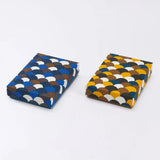 貼り箱ケース｜青海波柄｜手染め和紙 筆箱 日本製｜幸せの文様シリーズ 小物入れ【 Fuwa Market オリジナル 】 Fuwa Market