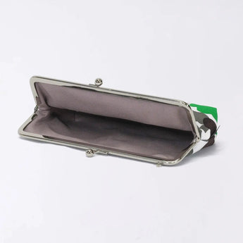 がま口 (横型 / 小)｜松柄｜手染め生地 帆布 綿100% 和財布 ポーチ ウォレットポーチ 日本製｜京都職人仕上げ 【 Fuwa Market オリジナル 】 Fuwa Market