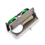 がま口 (横型 / 小)｜松柄｜手染め生地 帆布 綿100% 和財布 ポーチ ウォレットポーチ 日本製｜京都職人仕上げ 【 Fuwa Market オリジナル 】 Fuwa Market