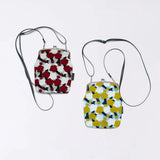 がま口 (縦型 / 大) ｜梅柄｜手染め帆布 スマホショルダー 日本製｜京都職人仕上げ 【 Fuwa Market オリジナル 】 Fuwa Market