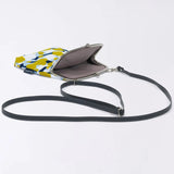 がま口 (縦型 / 大) ｜梅柄｜手染め帆布 スマホショルダー 日本製｜京都職人仕上げ 【 Fuwa Market オリジナル 】 Fuwa Market