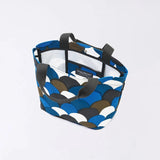 トートバッグ（横型）｜青海波柄｜手染め生地 帆布 綿100% コットン バッグ 日本製｜京都職人仕上げ 【 Fuwa Market オリジナル 】 Fuwa Market