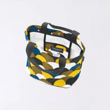 トートバッグ（横型）｜青海波柄｜手染め生地 帆布 綿100% コットン バッグ 日本製｜京都職人仕上げ 【 Fuwa Market オリジナル 】 Fuwa Market