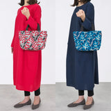 トートバッグ（横型）｜南天柄｜手染め生地 帆布 綿100% コットン バッグ 日本製｜京都職人仕上げ 【 Fuwa Market オリジナル 】 Fuwa Market