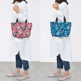 トートバッグ（横型）｜南天柄｜手染め生地 帆布 綿100% コットン バッグ 日本製｜京都職人仕上げ 【 Fuwa Market オリジナル 】 Fuwa Market