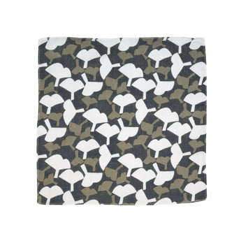 ハンカチ｜銀杏柄｜手染め生地 帆布 綿100% 綿 やわらかいタオル 二重ガーゼ 日本製｜幸せの文様 【 Fuwa Market オリジナル 】 Fuwa Market