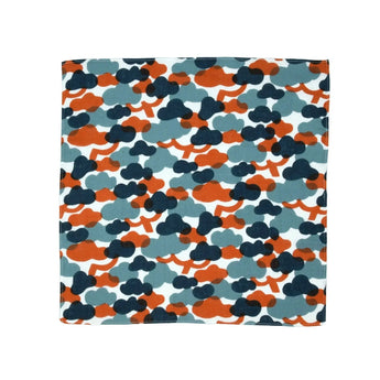 ハンカチ｜松柄｜手染め生地 帆布 綿100% 綿 やわらかいタオル 二重ガーゼ 日本製｜幸せの文様 【 Fuwa Market オリジナル 】 Fuwa Market