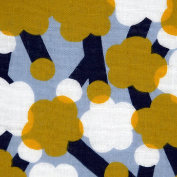 ハンカチ｜梅柄｜手染め生地 帆布 綿100% 綿 やわらかいタオル 二重ガーゼ 日本製｜幸せの文様 【 Fuwa Market オリジナル 】 Fuwa Market