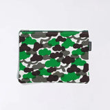 フラットポーチ｜松柄｜手染め生地 帆布 綿100% コットン ポーチ 日本製｜幸せの文様 【 Fuwa Market オリジナル 】 Fuwa Market