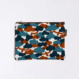 フラットポーチ｜松柄｜手染め生地 帆布 綿100% コットン ポーチ 日本製｜幸せの文様 【 Fuwa Market オリジナル 】 Fuwa Market