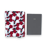 フラットポーチ｜梅柄｜手染め生地 帆布 綿100% コットン ポーチ 日本製｜幸せの文様 【 Fuwa Market オリジナル 】 Fuwa Market