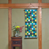 手ぬぐい｜市松柄｜手染め生地 手ぬぐい 綿100% コットン 日本製｜京都職人仕上げ 【 Fuwa Market オリジナル 】 Fuwa Market