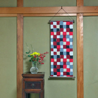 手ぬぐい｜市松柄｜手染め生地 手ぬぐい 綿100% コットン 日本製｜京都職人仕上げ 【 Fuwa Market オリジナル 】 Fuwa Market