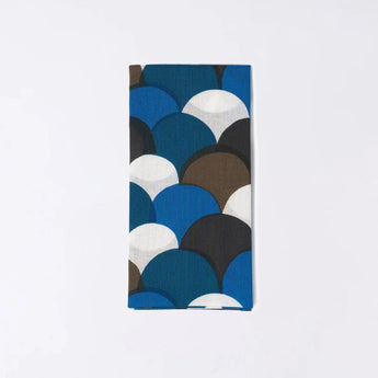 手ぬぐい｜青海波柄｜手染め生地 手ぬぐい 綿100% コットン 日本製｜京都職人仕上げ 【 Fuwa Market オリジナル 】 Fuwa Market