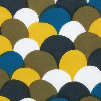 手ぬぐい｜青海波柄｜手染め生地 手ぬぐい 綿100% コットン 日本製｜京都職人仕上げ 【 Fuwa Market オリジナル 】 Fuwa Market