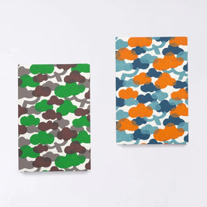 御朱印帖｜大判サイズ (B6) ｜松柄｜手染め和紙 朱印帖 蛇腹式 日本製｜京都職人仕上げ 【 Fuwa Market オリジナル 】 Fuwa Market