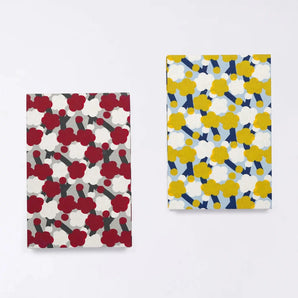 御朱印帖｜大判サイズ (B6) ｜梅柄｜手染め和紙 朱印帖 蛇腹式 日本製｜京都職人仕上げ 【 Fuwa Market オリジナル 】 Fuwa Market