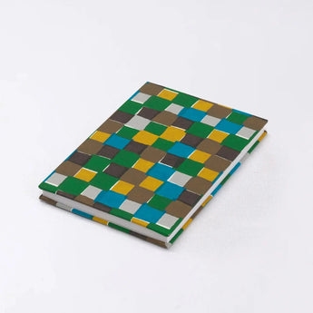 御朱印帖｜大判サイズ (B6) ｜市松柄｜手染め和紙 朱印帖 蛇腹式 日本製｜京都職人仕上げ 【 Fuwa Market オリジナル 】 Fuwa Market