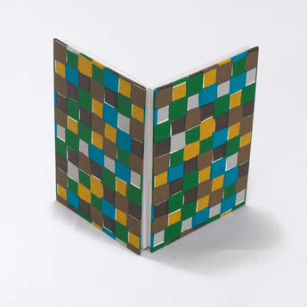 御朱印帖｜大判サイズ (B6) ｜市松柄｜手染め和紙 朱印帖 蛇腹式 日本製｜京都職人仕上げ 【 Fuwa Market オリジナル 】 Fuwa Market