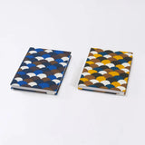 御朱印帖｜大判サイズ (B6) ｜青海波柄｜手染め和紙 朱印帖 蛇腹式 日本製｜京都職人仕上げ 【 Fuwa Market オリジナル 】 Fuwa Market