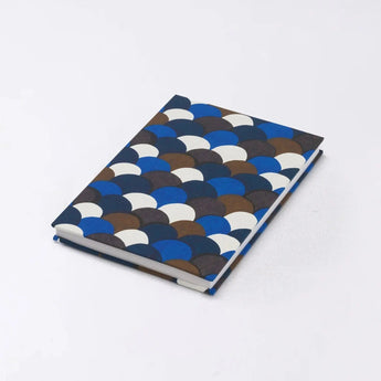 御朱印帖｜大判サイズ (B6) ｜青海波柄｜手染め和紙 朱印帖 蛇腹式 日本製｜京都職人仕上げ 【 Fuwa Market オリジナル 】 Fuwa Market