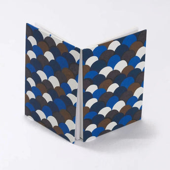 御朱印帖｜大判サイズ (B6) ｜青海波柄｜手染め和紙 朱印帖 蛇腹式 日本製｜京都職人仕上げ 【 Fuwa Market オリジナル 】 Fuwa Market