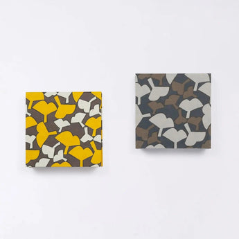 メモ帳｜銀杏柄｜手染め和紙 ブロックメモ帳 日本製｜幸せの文様シリーズ 文房具【 Fuwa Market オリジナル 】 Fuwa Market