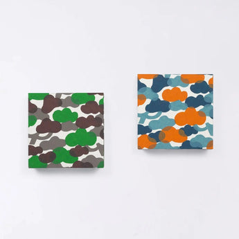 メモ帳｜松柄｜手染め和紙 ブロックメモ帳 日本製｜幸せの文様シリーズ 文房具【 Fuwa Market オリジナル 】 Fuwa Market