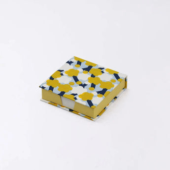 メモ帳｜梅柄｜手染め和紙 ブロックメモ帳 日本製｜幸せの文様シリーズ 文房具【 Fuwa Market オリジナル 】 Fuwa Market