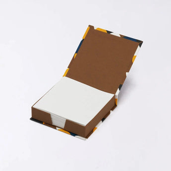 メモ帳｜青海波柄｜手染め和紙 ブロックメモ帳 日本製｜幸せの文様シリーズ 文房具【 Fuwa Market オリジナル 】 Fuwa Market