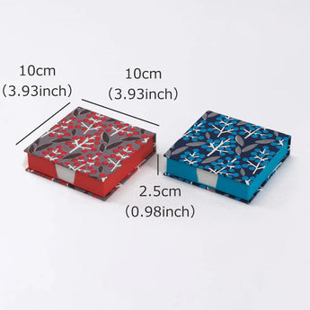 メモ帳｜南天柄｜手染め和紙 ブロックメモ帳 日本製｜幸せの文様シリーズ 文房具【 Fuwa Market オリジナル 】 Fuwa Market