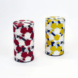 茶缶｜梅柄｜手染め和紙 茶筒 日本製｜幸せの文様シリーズ 【 Fuwa Market オリジナル 】 Fuwa Market