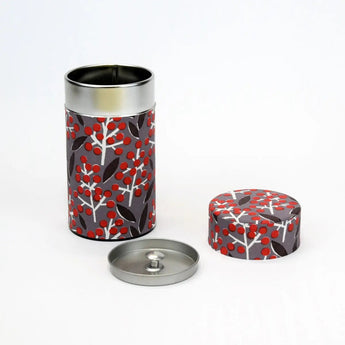 茶缶｜南天柄｜手染め和紙 茶筒 日本製｜幸せの文様シリーズ 【 Fuwa Market オリジナル 】 Fuwa Market