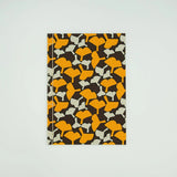 和綴じノート｜A5｜銀杏柄｜手染め和紙 ノート 文房具 日本製｜幸せの文様 【 Fuwa Market オリジナル 】 Fuwa Market