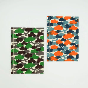 和綴じノート｜A5｜松柄｜手染め和紙 ノート 文房具 日本製｜幸せの文様 【 Fuwa Market オリジナル 】 Fuwa Market