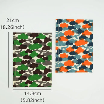 和綴じノート｜A5｜松柄｜手染め和紙 ノート 文房具 日本製｜幸せの文様 【 Fuwa Market オリジナル 】 Fuwa Market