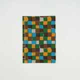 和綴じノート｜A5｜市松柄｜手染め和紙 ノート 文房具 日本製｜幸せの文様 【 Fuwa Market オリジナル 】 Fuwa Market