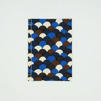 和綴じノート｜A5｜青海波柄｜手染め和紙 ノート 文房具 日本製｜幸せの文様 【 Fuwa Market オリジナル 】 Fuwa Market