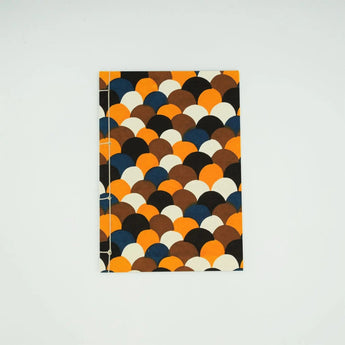 和綴じノート｜A5｜青海波柄｜手染め和紙 ノート 文房具 日本製｜幸せの文様 【 Fuwa Market オリジナル 】 Fuwa Market