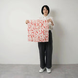 風呂敷 48cm｜伊砂文様 しだれ桜｜両面染め ピンク / グリーン｜綿シャンタン｜むす美 むす美