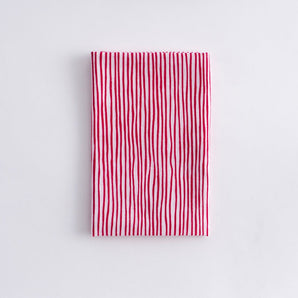 【手ぬぐい】よろけ縞 赤 かまわぬ