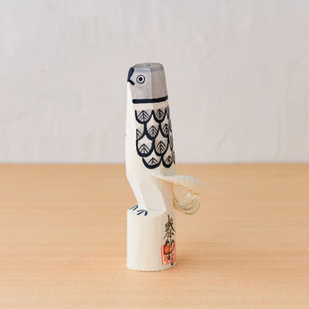 置物 古代ぽっぽ 赤 / 黒 2体セット | インテリア オブジェ | 笹野一刀彫 笹野一刀彫