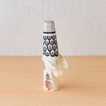 置物 古代ぽっぽ 赤 / 黒 2体セット | インテリア オブジェ | 笹野一刀彫 笹野一刀彫